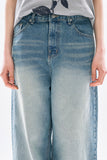 Light tin washed denim