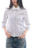 Caelum collar striped shirt