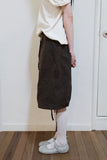 Bruno string cargo bermuda pants