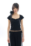 Fable slim ribbed tee