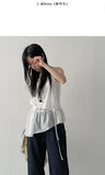 Unbalanced See-Through Layered Bustier