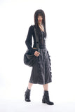 Yuna frill bermuda shorts