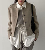 [wool30%] Twinkle Hairy Wool Jacket