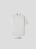 Cooling See-Through Stripe Short Sleeve Shirt
