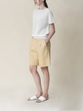 [Premium] Whole Garment Linne Round Short Sleeve Knit