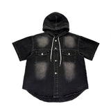 Karma Hood Denim Shirt
