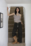 Color Stitch Cargo Cotton Pants