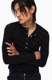 CUT OFF SNAP LONG SLEEVE