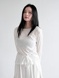 SOFT BOATNECK STRAP TEE