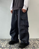 Premium Linen Balloon Cargo Banding Denim