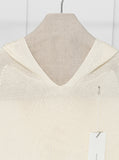 [Premium] Whole Garment Brule Hood Short Sleeve Knit