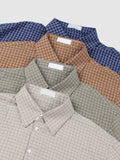 Soy Linen Check Short Sleeve Shirt