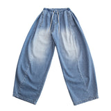 Iron Pintuck Balloon Denim