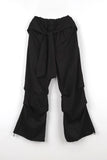 Tie Wrap Pintuck Pants