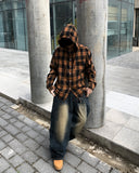 Tartan Check Hood Over Shirt