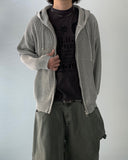 Pigment Over Hood Knit Zip-Up