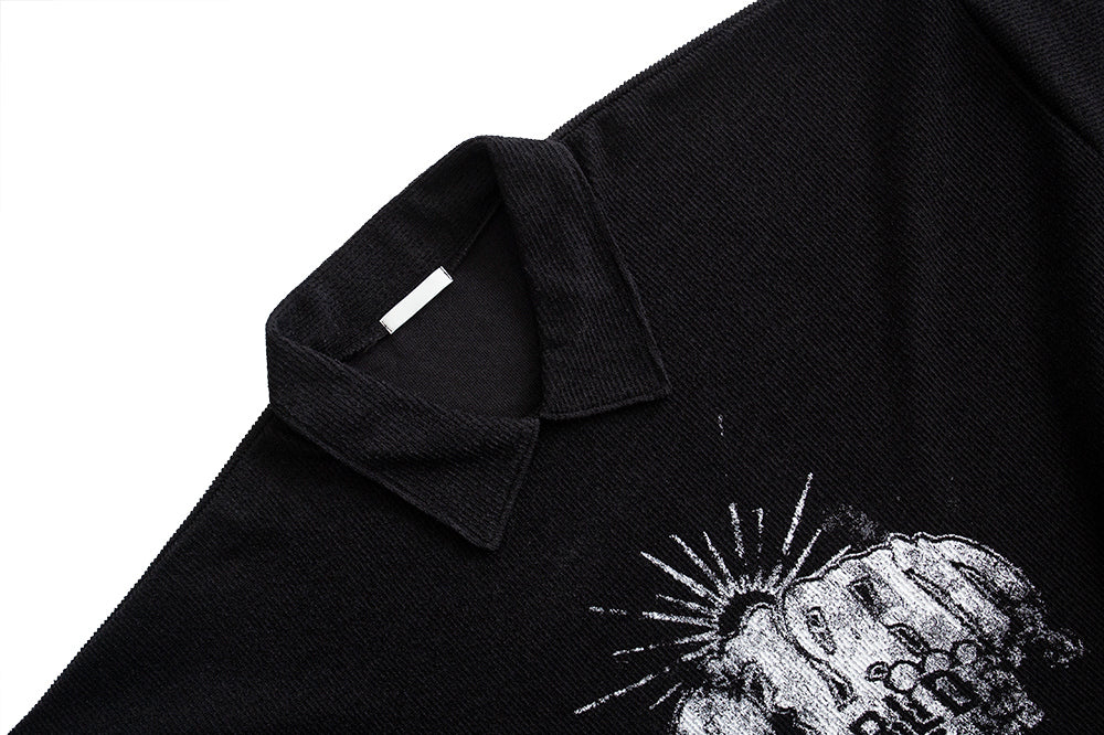 【YOURNUS】Yukia Half Collar Knit YOURNUS (ユアノス) - ユキア半袖襟付きニット / Yukia Half