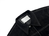 Louis Suede Crop Jacket