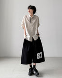 Apple Stripe Roll-up Shirt