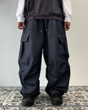 Premium Linen Balloon Cargo Banding Denim