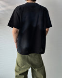 Dirty Spray Logo Half Knit