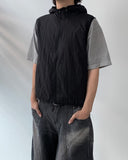 Nylon Multi Zipper Hood Vest