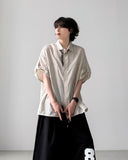 Apple Stripe Roll-up Shirt