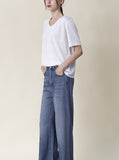 Linen Blend Short Sleeve T-Shirt