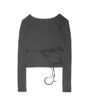 SOFT BOATNECK STRAP TEE