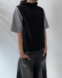 Nylon Multi Zipper Hood Vest
