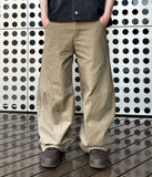 Reverse Curve Dart Dyed Pants