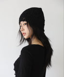 Knitted loose beanie
