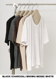 Linen Blend Short Sleeve T-Shirt