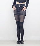 Flynn Belt Denim Skirt