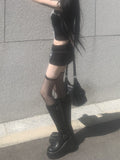 Ludena Tattoo Low-Waist Skirt