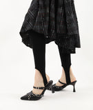 Ankle loop leggings pants