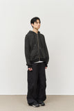 Cole Cropped Dyeing Zip Hoodie