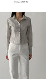 Seersucker Stripe Slim Fit Shirt