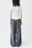 Waist Belted Striped Pants
