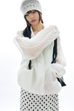 Shine silhouette see-through jumper