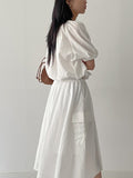 [Setup Available] Denma Cargo Banding Flare Skirt