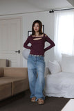 Noi Button Round Tee