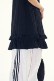 Round frill mini one piece
