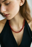 Burning Berry Carnelian Necklace