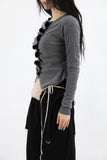 Eco shirring cardigan