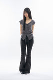 Iska stud bootcut pants