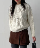 Fisher Mohair Cable Knit