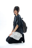 Velin pigment stripe T-shirt