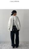 Reverse Slit Over Fit Sweatshirt