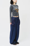 (W) Sports Mesh Banding Pants
